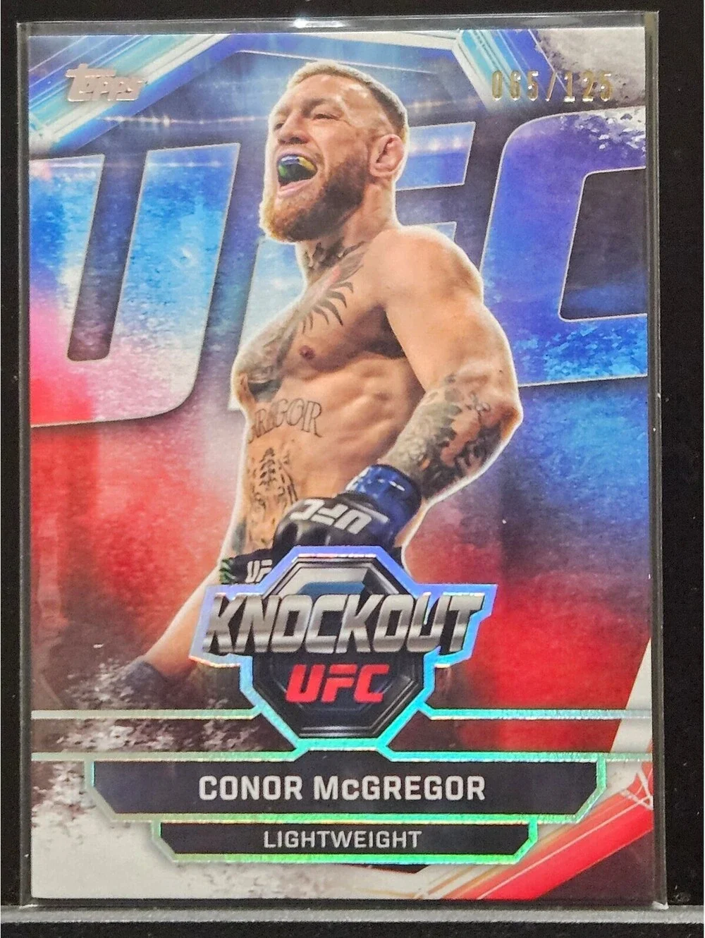 Conor McGregor 2026 Topps UFC Knockout 065/125 SSP /125